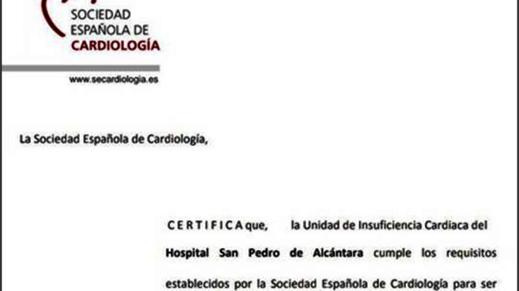 Acreditacin Unidad Especializada Insufuiciencia Cardiaca