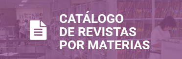 Catálogo de revistas por materias