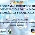 Jornada sobre Programas Europeos de Financiación de la I+D+i Biomédica y Sanitaria  