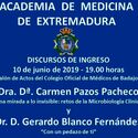 Discurso de ingreso en la Academia de Medicina de Extremadura. Dra. Dª. Carmen Pazos Pacheco