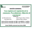 Ley orgánica de regulación de la eutanasia. Procedimiento. Objeción de conciencia