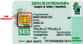 Nueva tarjeta sanitaria con chip