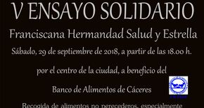 V Ensayo solidario organizado por la Franciscana Hermandad de la Salud y Estrella 