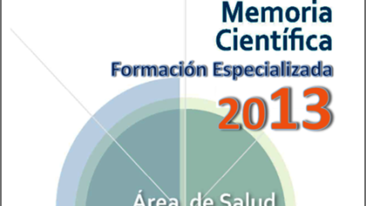 Memoria Cientfica 2013 Formacin Especializada