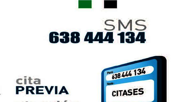 Cita previa por SMS