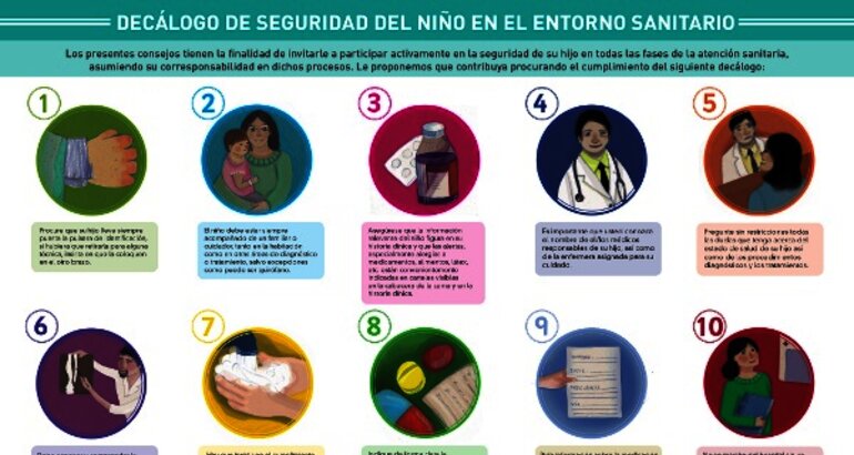 Declogo de seguridad del nio en el entorno sanitario 