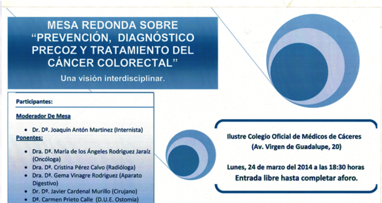 Mesa redonda sobre el cncer colorectal