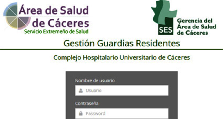 Web guardias Residentes