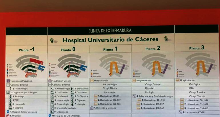 Plano plantas Hospital Universitario 