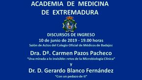 Discurso de ingreso en la Academia de Medicina de Extremadura. Dra. Dª. Carmen Pazos Pacheco